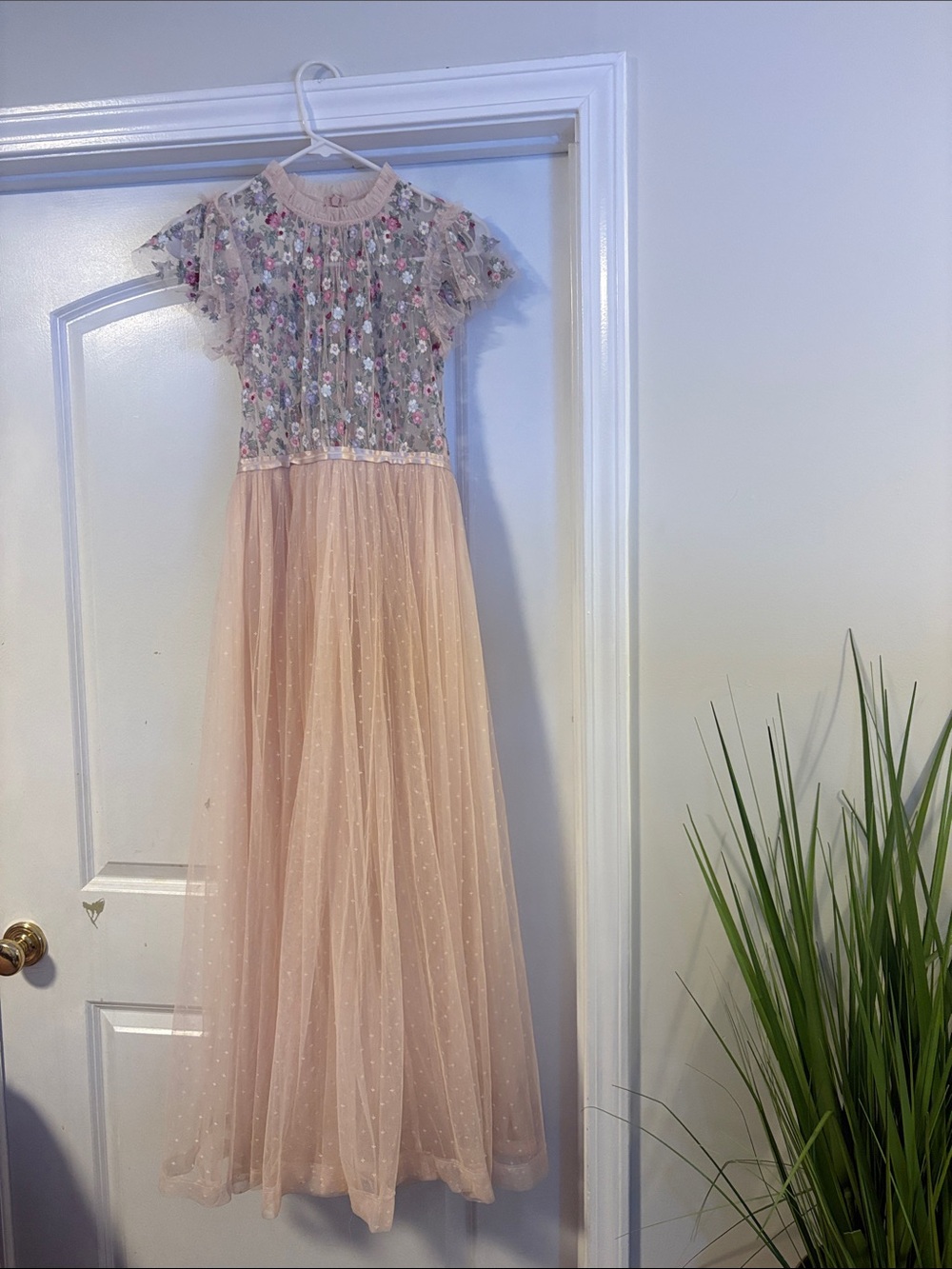 Floral and Tulle dress